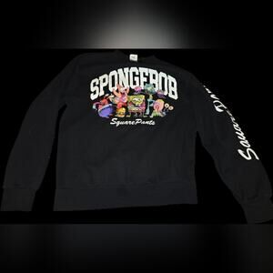 SpongeBob SquarePants Black Crewneck NWOT